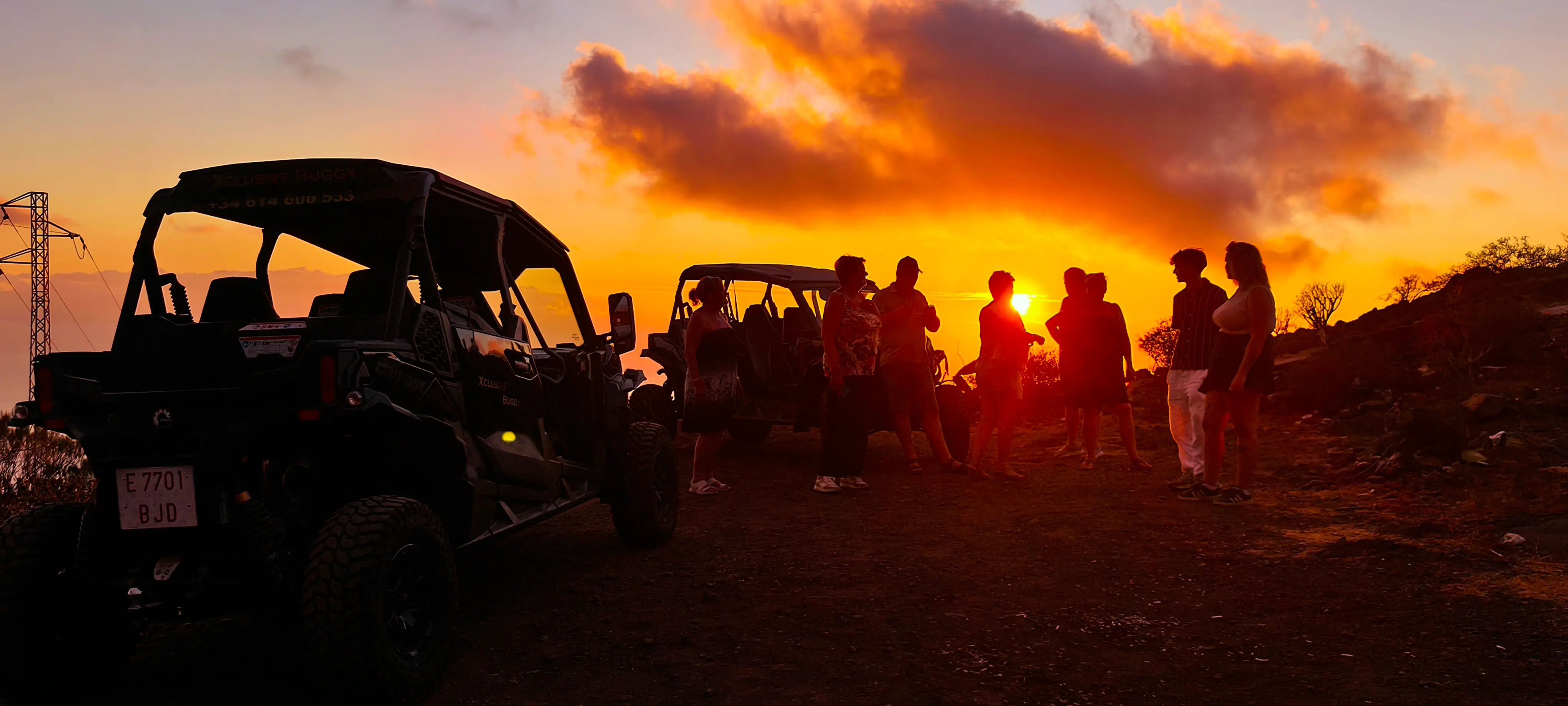 Xclusive Buggy Tour Tenerife scenic sunset route